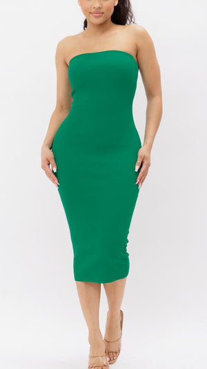 Summer Tube Dress - Kelly Green – MERIKEY